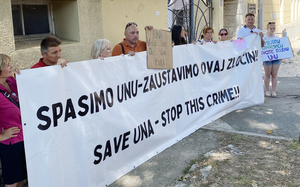 Small protest zadar