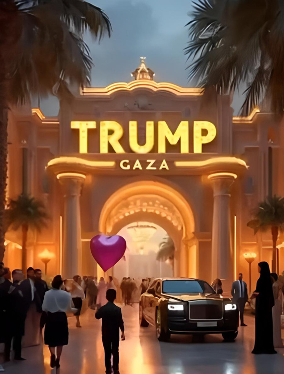 Large trump gaza