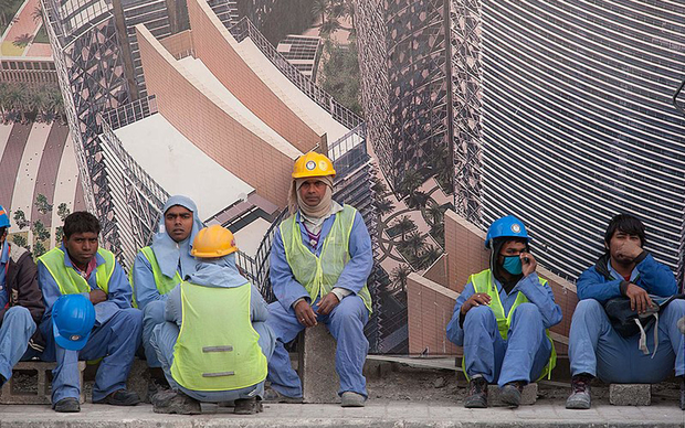 Migrantska radna snaga u Kataru (Foto: Alex Sergeev/Wikimedia Commons)