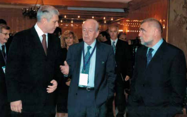 Boris Tadić, Budimir Lončar i Stipe Mesić (Foto: Privatna arhiva)
