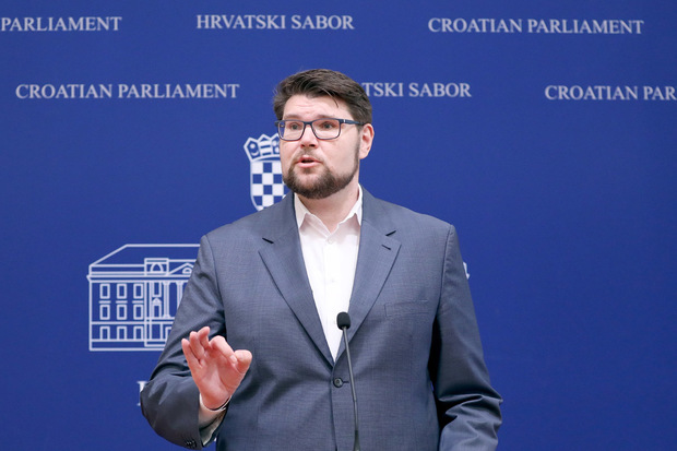 Premijerski kandidat SDP-a – Peđa Grbin (Foto: Patrik Macek/PIXSELL)