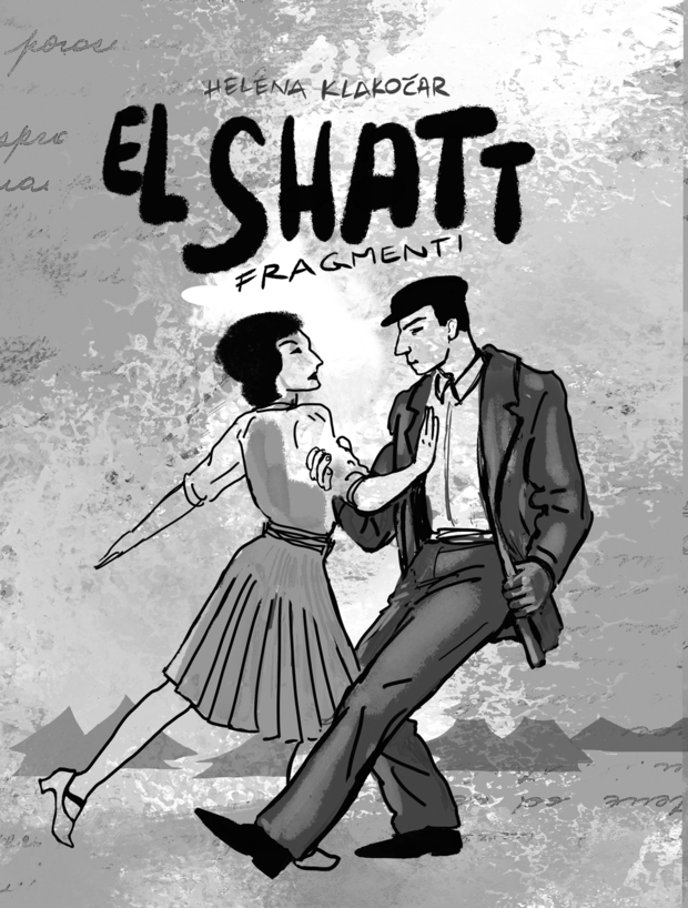 Naslovnica grafičke novele "El Shatt: fragmenti"