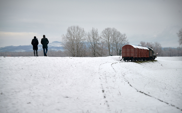 Lokomotiva i pet vagona za deportacije žrtava (Foto: Sandro Lendler)