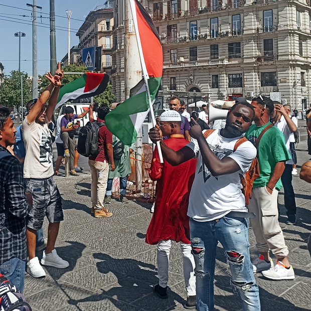 Prosvjed na Trgu Garibaldi (Foto: Ivana Perić)