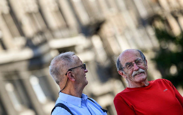 Zoran Pusić na Trgu žrtava fašizma u Zagrebu (Foto: Josip Regović/PIXSELL)