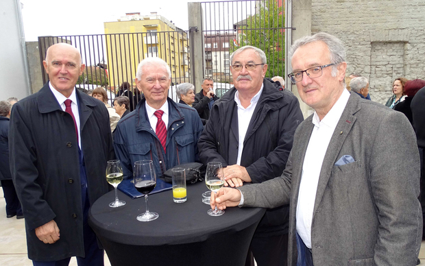 Siniša Tatalović, Mile Radović, Duško Ljuština i Čedomir Višnjić (Foto: Nenad Jovanović)