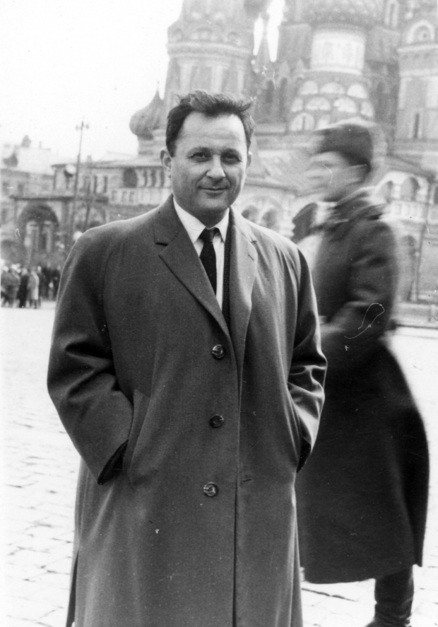 Goldstein u Moskvi 1967. godine kao dio delegacije jugoslavenskih režisera dokumentarnih filmova (Foto: Arhiv Srba u Hrvatskoj)