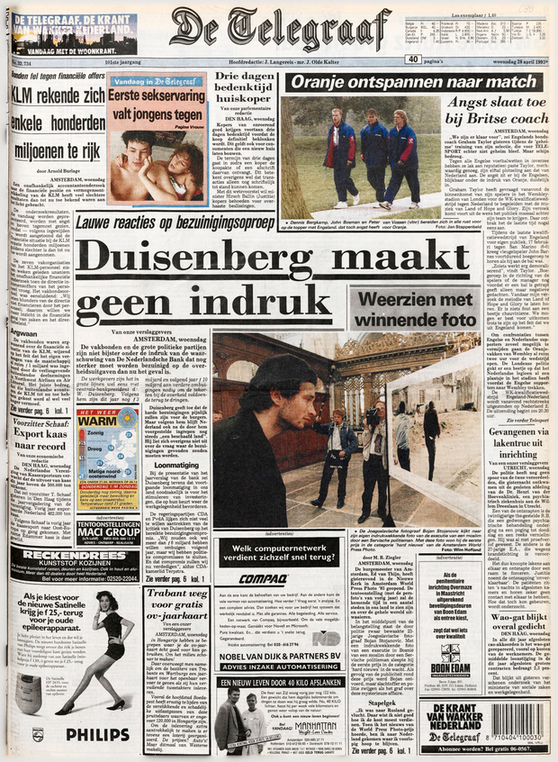 U nizozemskim medijima Bojan Stojanović prikazan je kao reporterski heroj