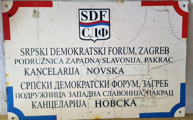 Tabla SDF-ove podružnice za zapadnu Slavoniju